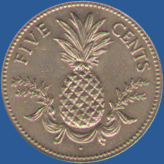 5 центов Багам 1975 года